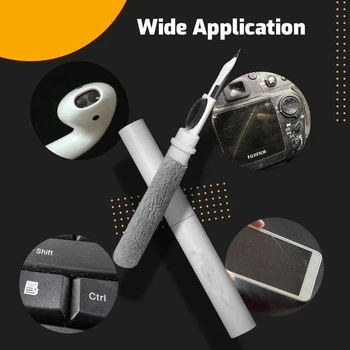 Čistač Kit za Airpods 1 2 3 slušalica Čišćenje Ručka Zube Bluetooth Slušalice, Torbica za Slušalice Tipkovnica Alate za Čišćenje Telefona