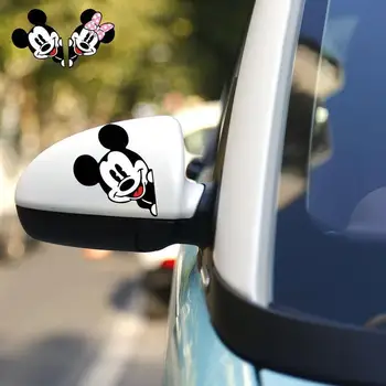 Диснеевский Crtani Film Mickey Mouse Auto Je Auto Oznaka Ispočetka Poklopac Vrata Naljepnica Identitet Mickey Mouse Kreativno Dekorativna Naljepnica
