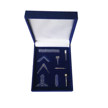 Масонские Minijaturne Radni Alat Set s plavom kutijom Mason Freemason Dar 9 komada sjećanju za poklon