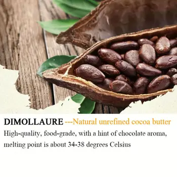 * Dimollaure 50 grama Čistog Nerafiniranog kakao-ulja Sirovo Hidratantna Osnovno ulje Za njegu tijela Biljno Ulje Kozmetika Za njegu kože Sirova