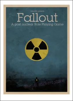 Fallout 3 4 Igre Plakat Fallout Serije Igara retro Poster Klasicni Kraft-papir Caffe Bar Home Dekor Slikarstvo Naljepnica na Zidu /2030