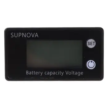 Indikator kapaciteta baterije dc 8-100 U olovo-kiselina ionska LiFePO4 Triple-Ionska Voltmetar Senzor napona 12 v 24 v 48 72 U