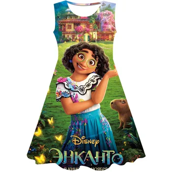 Novi Disney Encanto Šarm Isabella Haljina Kostimi Za Djevojčice Mirabell Haljina Princeze Halloween Karnevalske Kostime za Косплея za Djevojčice 2022