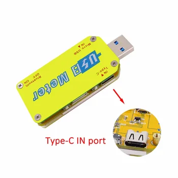 UM34/UM34C USB 3.0 Type-C Mjerač struje dc napon Voltmetar Ampermetar Mjerenje baterije Tester Otpora kabela Popust od 20%